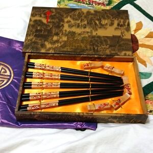 Decorative 5 set Chopsticks